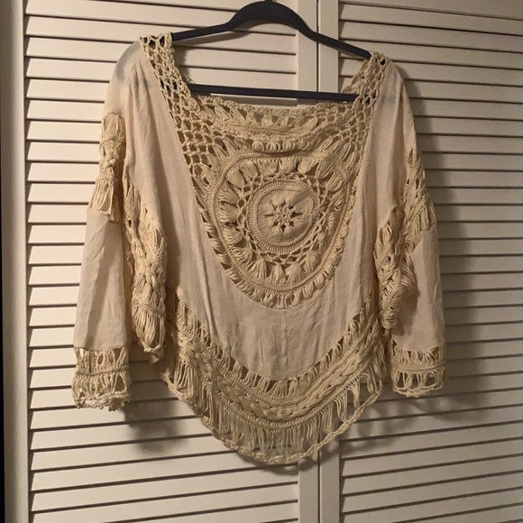 Cupshe Crochet cover up top, (one size) - Picture 4 of 5